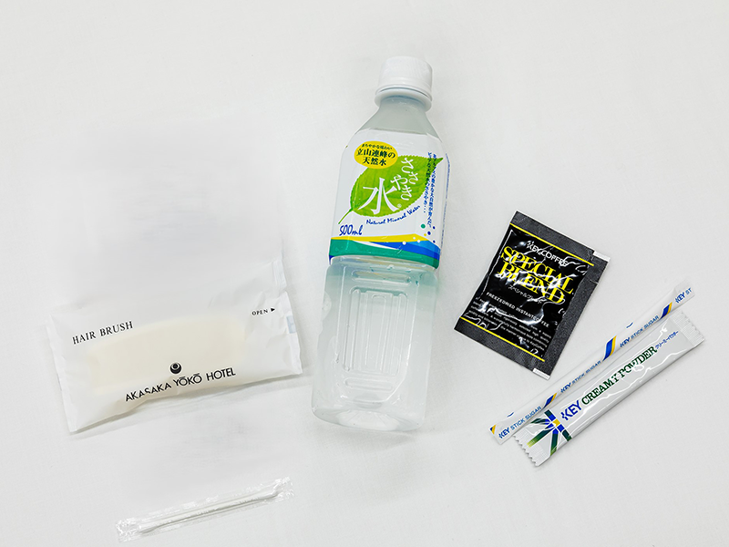 Amenities (Distributed at Reception)